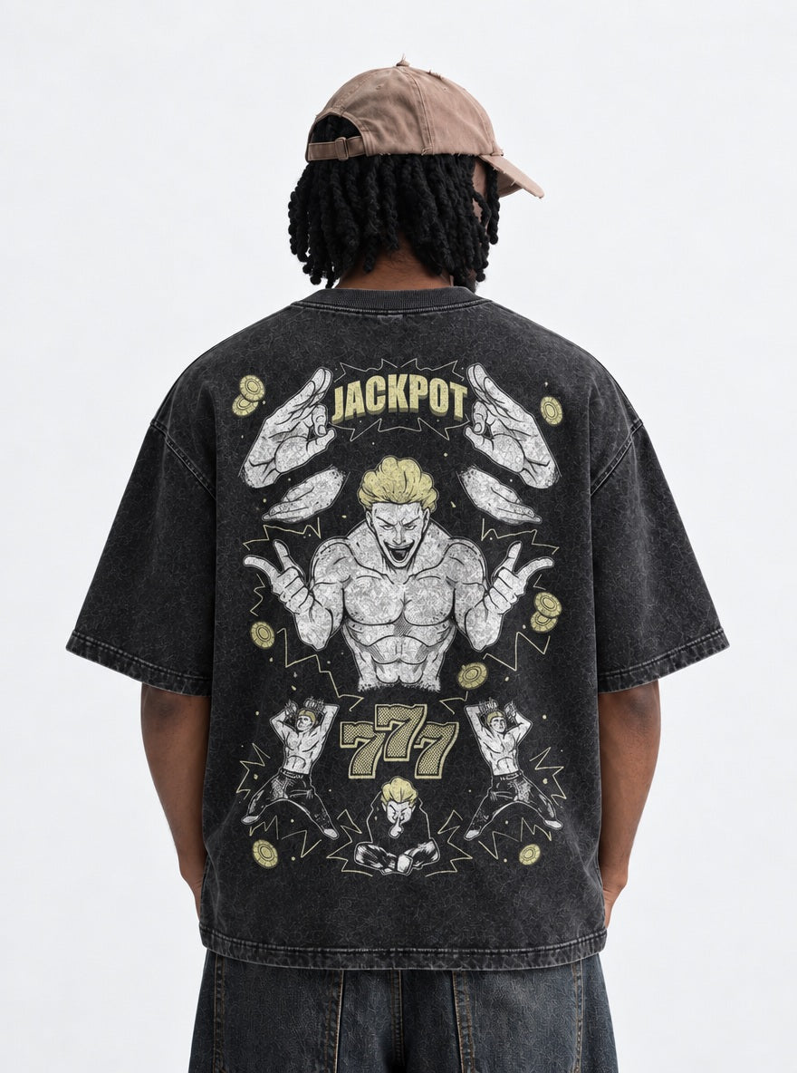 Hakari Jackpot – T-Shirt – model shot | Jujutsu Kaisen