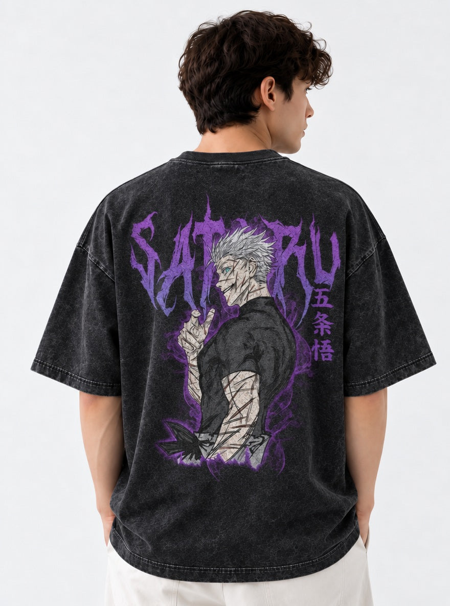 Gojo Hollow Purple – T-Shirt – model shot | Jujutsu Kaisen