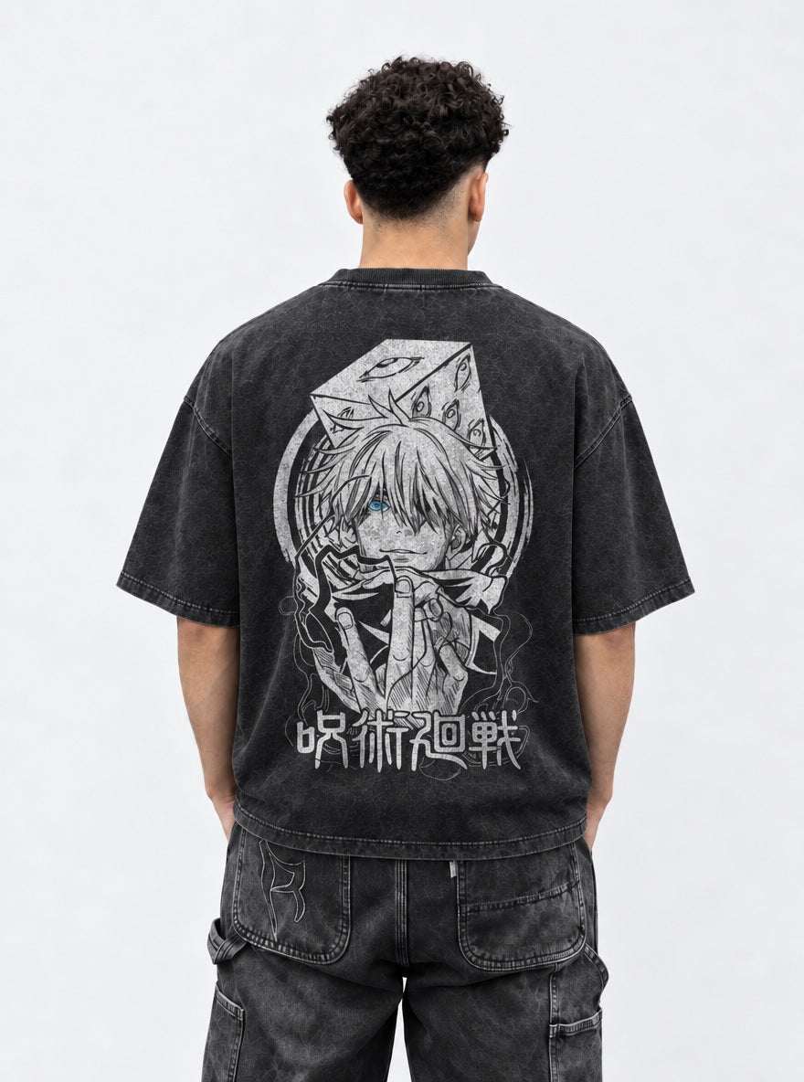 Gojo Prison Realm – T-Shirt – model shot | Jujutsu Kaisen