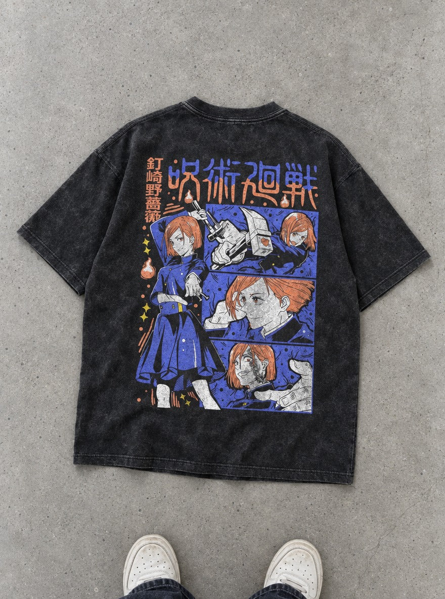 Nobara Hammer – T-Shirt – flat-lay | Jujutsu Kaisen