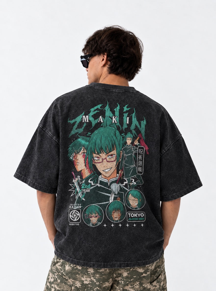 Maki Zenin – T-Shirt – model shot | Jujutsu Kaisen