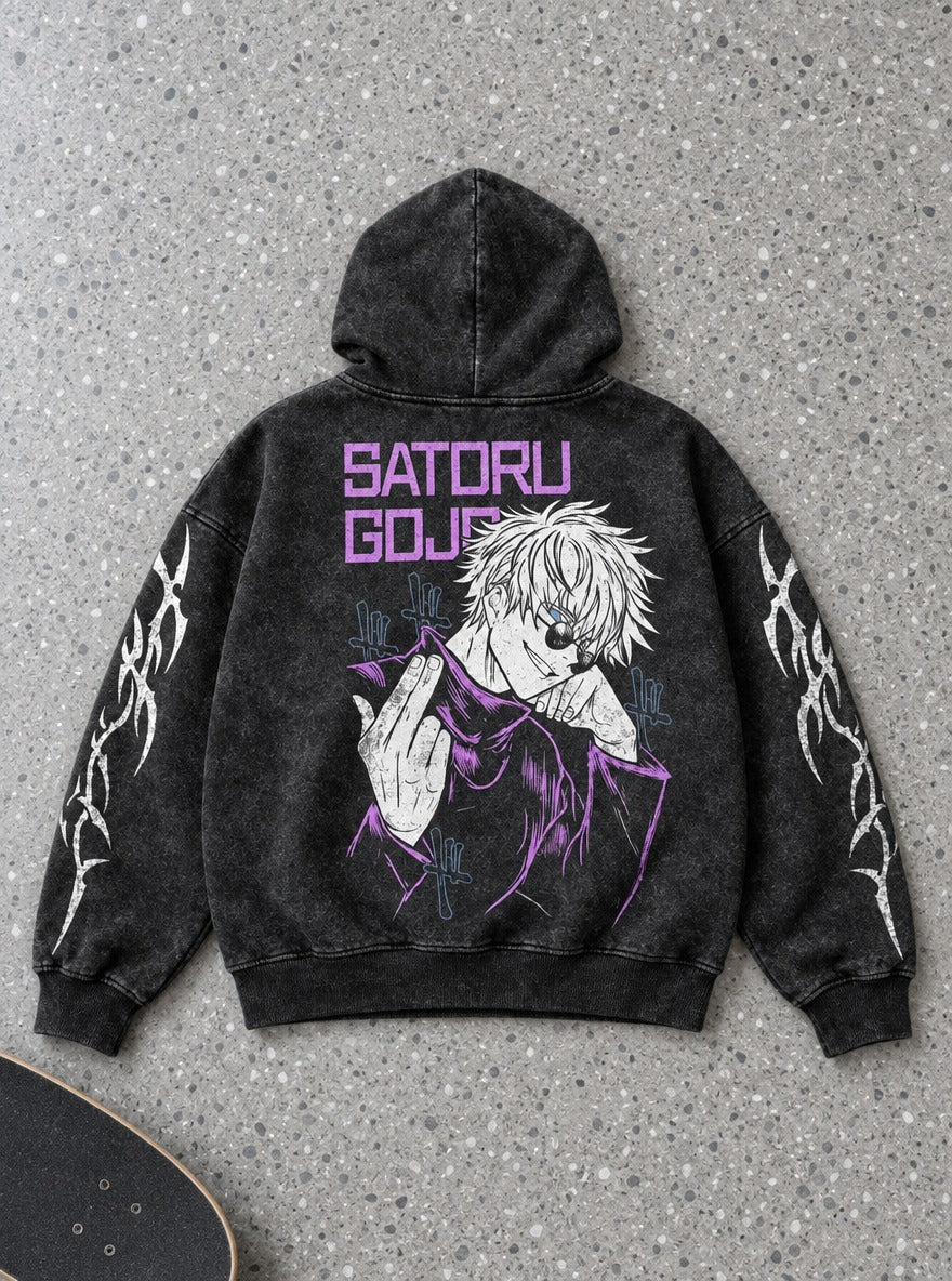 Satoru Gojo – Hoodie – flat-lay | Jujutsu Kaisen