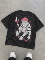 Sukuna True Form – T-Shirt – flat-lay | Jujutsu Kaisen