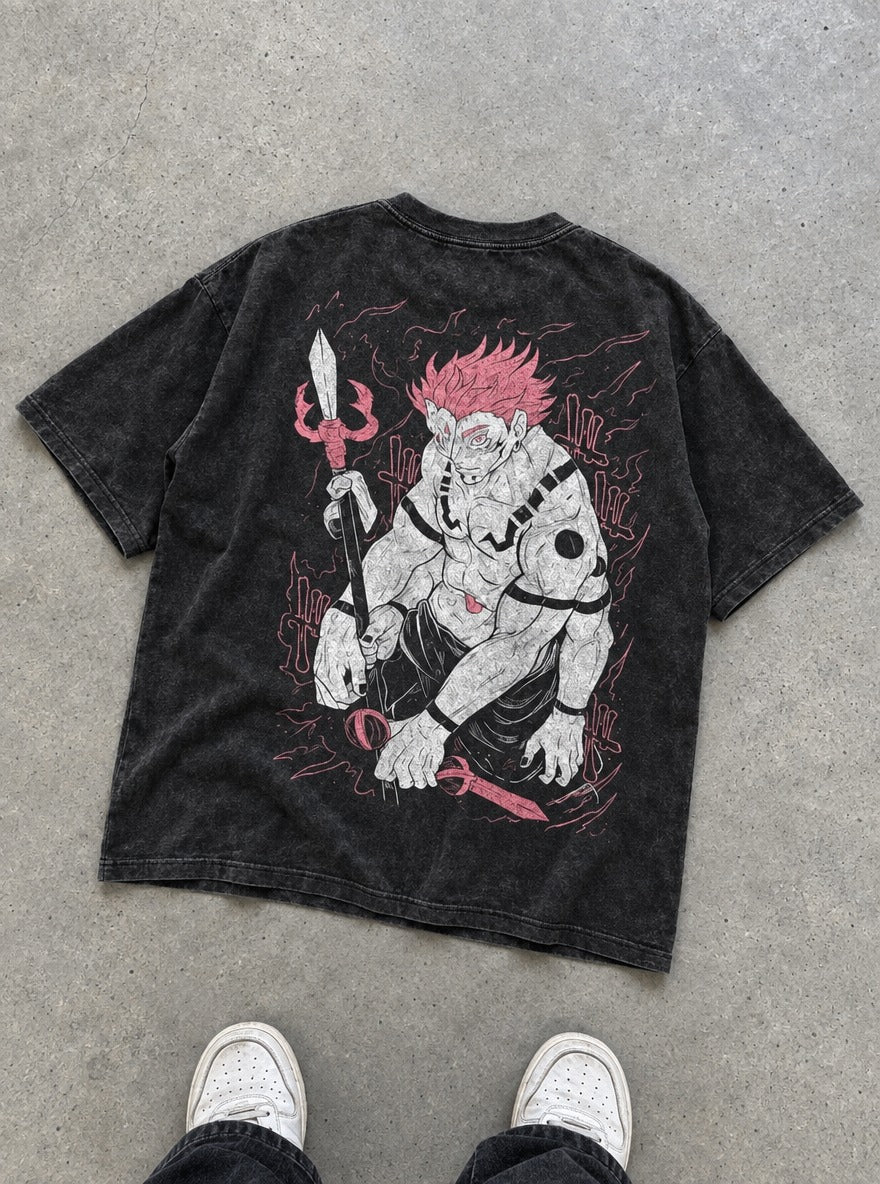 Sukuna True Form – T-Shirt – flat-lay | Jujutsu Kaisen