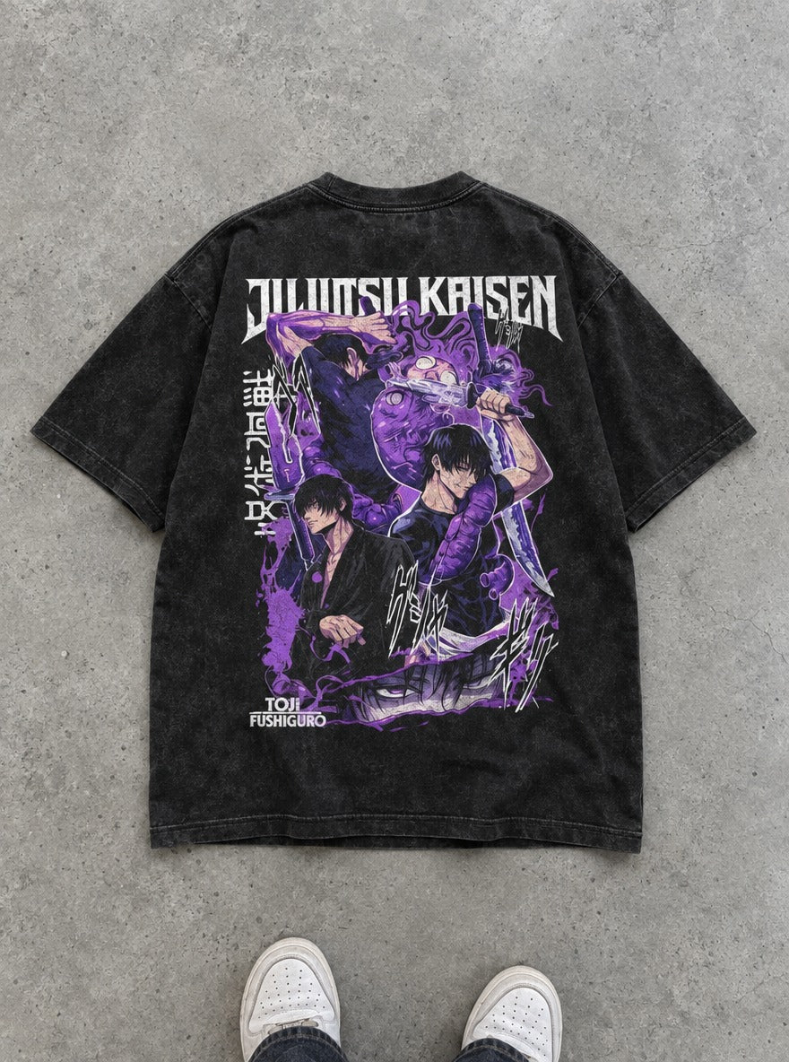 Toji Fushiguro – T-Shirt – flat-lay | Jujutsu Kaisen