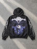 Yuta & Rika – Hoodie – flat-lay | Jujutsu Kaisen