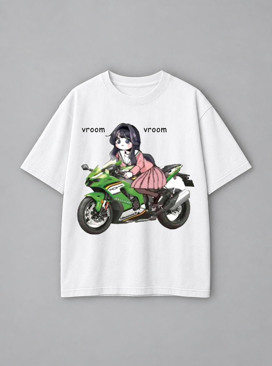 Kawaguri – White Tee – mockup | Meme Tees