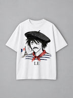 Le D Note – White Tee – mockup | Meme Tees