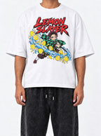 Lemon Slayer – White Tee – model shot | Meme Tees