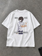 Let's Take Ibuprofen – White Tee – flat-lay | Meme Tees