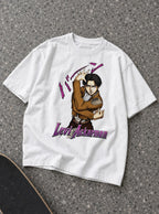 Levi Ackerman – White Tee – flat-lay | Meme Tees