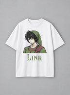 Link Lawliet – White Tee – mockup | Meme Tees