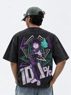Mob & Dimple – T-Shirt – model shot | Mob Psycho 100