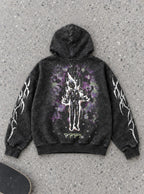 Mob Psychic Aura – Hoodie – flat-lay | Mob Psycho 100