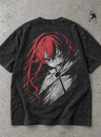 Crimson Sketch – T-Shirt – flat-lay | Mushoku Tensei