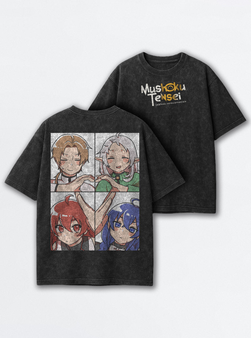 Heartbound Quartet – T-Shirt – mockup | Mushoku Tensei