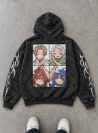 Heartbound Quartet – Hoodie – flat-lay | Mushoku Tensei