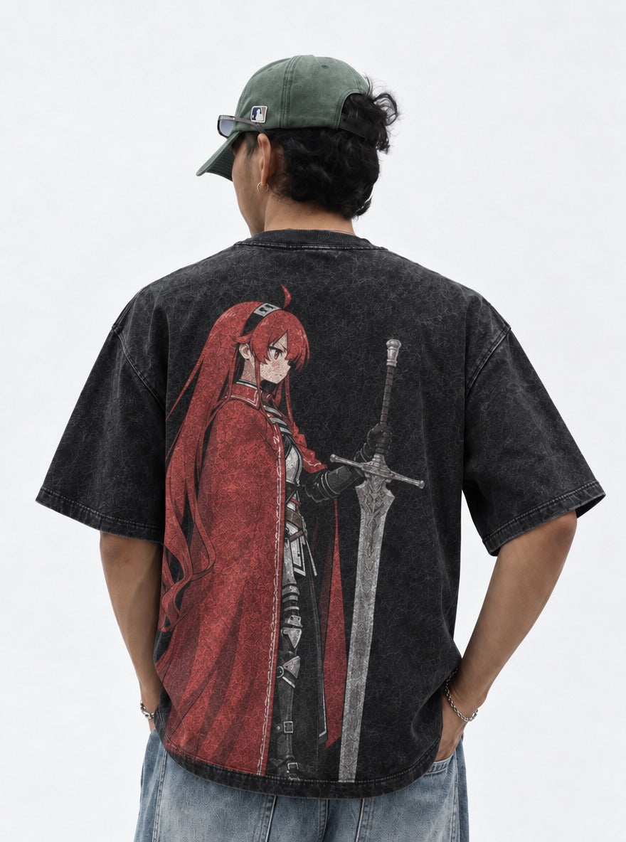 Scarlet Knight – T-Shirt – model shot | Mushoku Tensei
