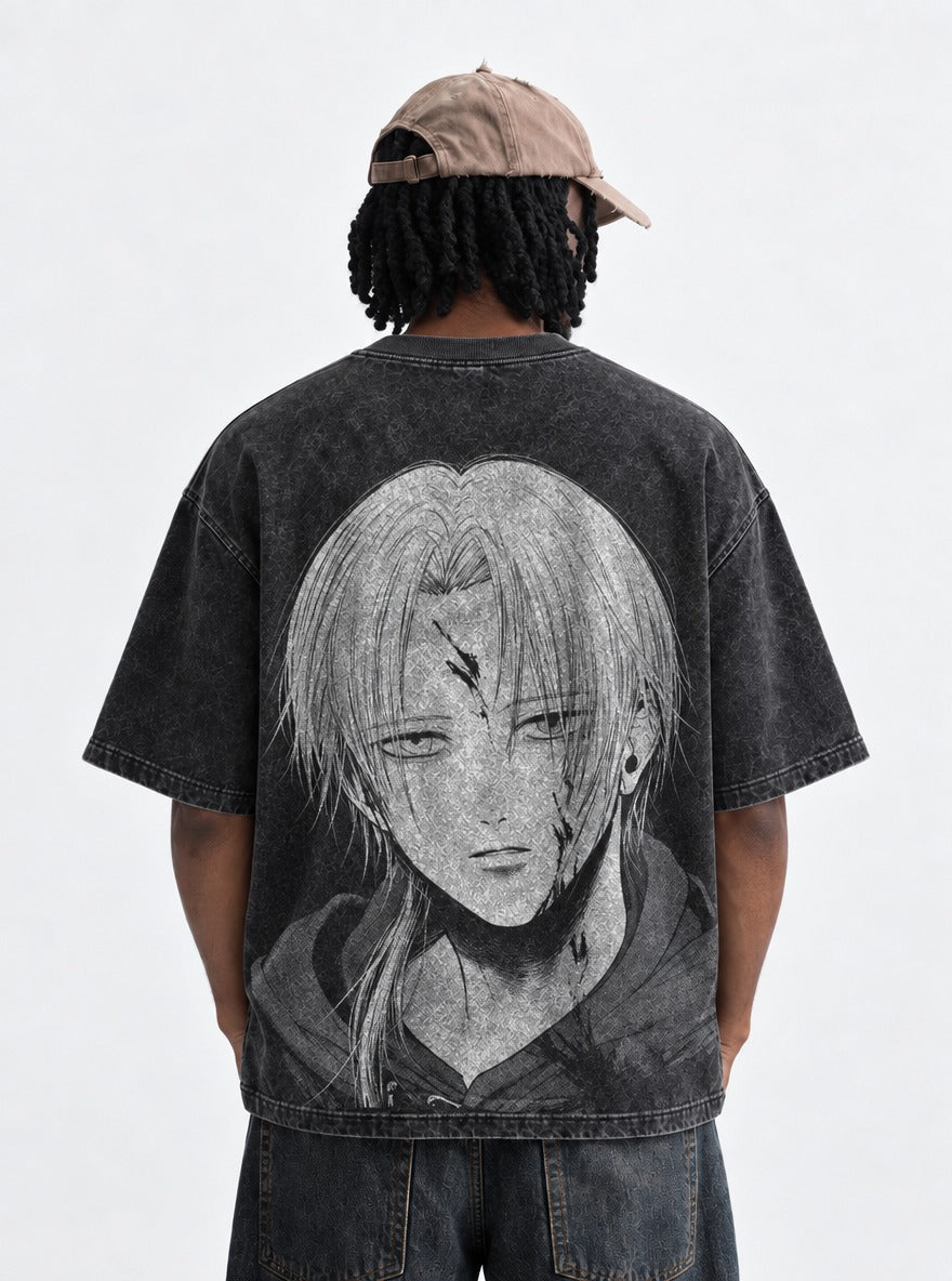 Scarred Shroud – T-Shirt – model shot | Mushoku Tensei