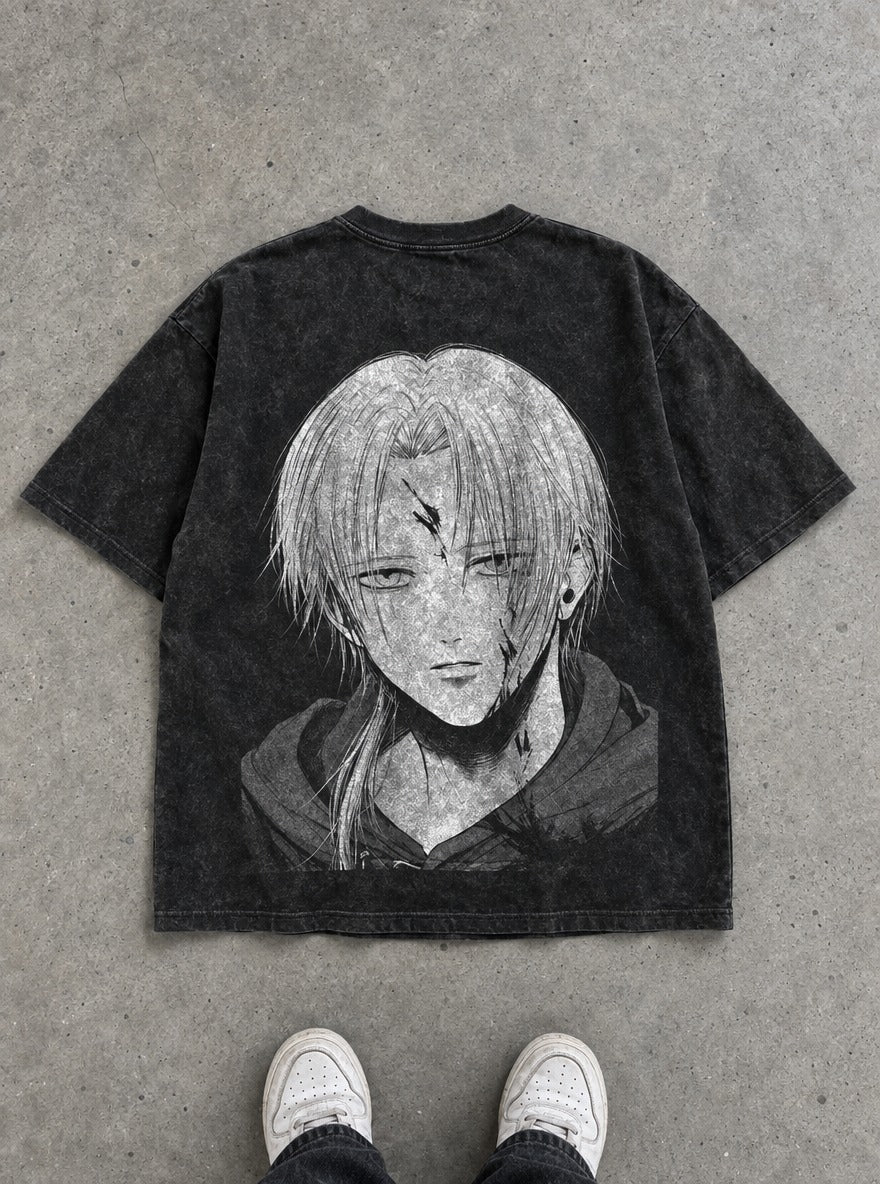 Scarred Shroud – T-Shirt – flat-lay | Mushoku Tensei