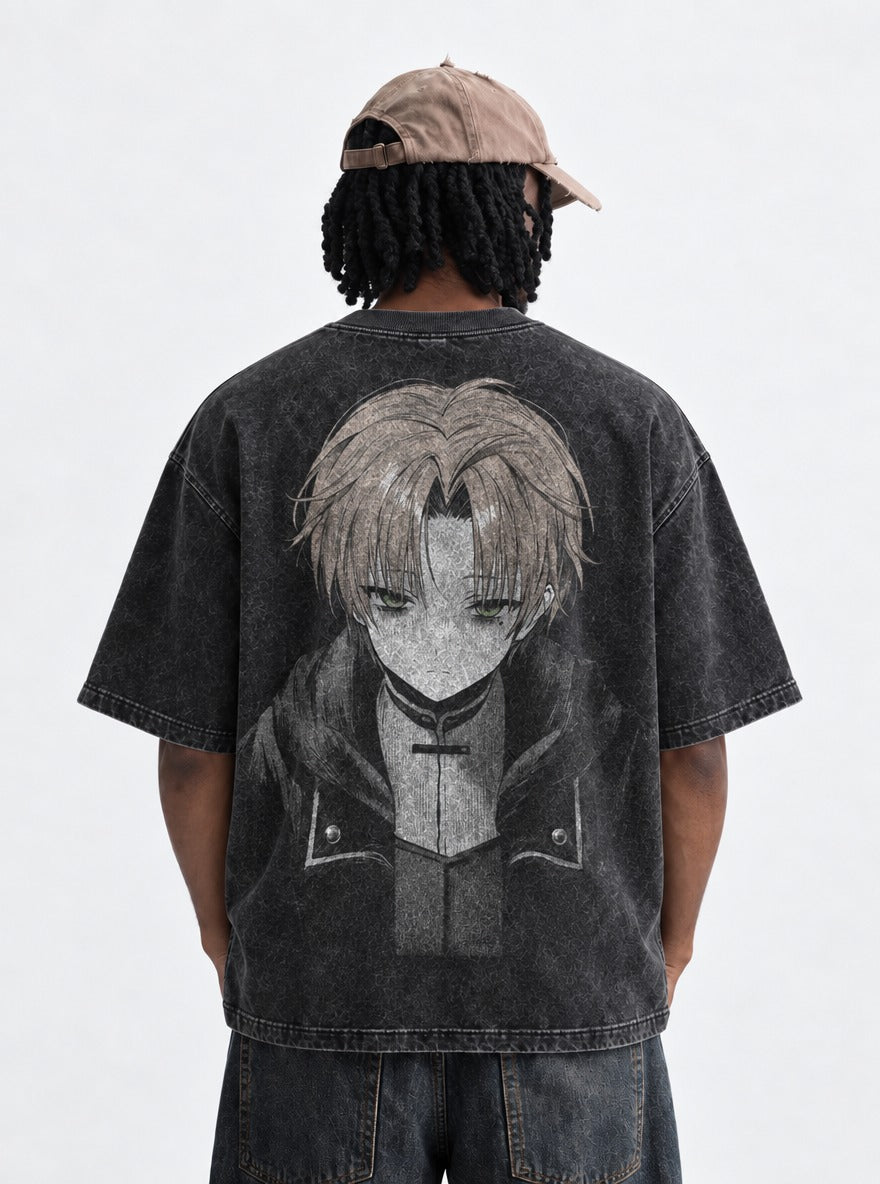 Verdant Hood – T-Shirt – model shot | Mushoku Tensei