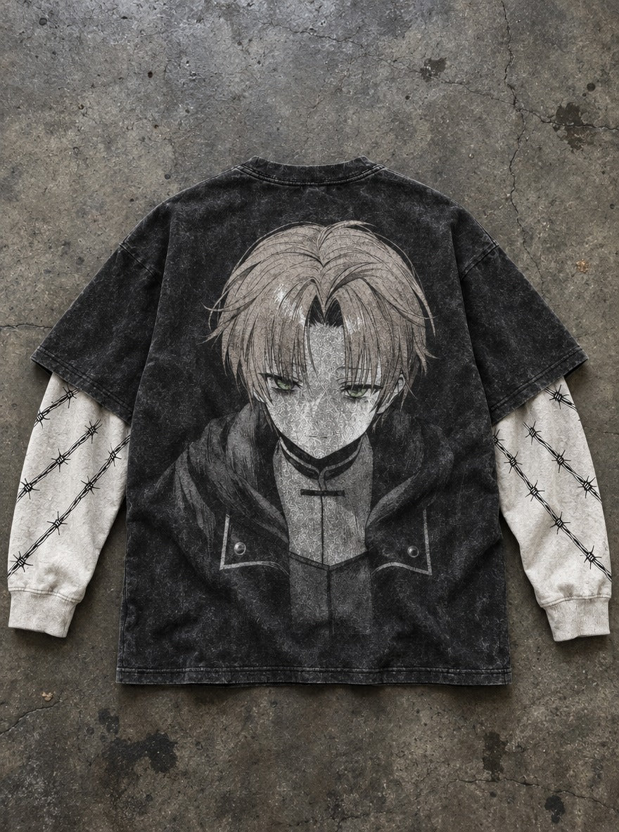 Verdant Hood – Double Sleeves – flat-lay | Mushoku Tensei