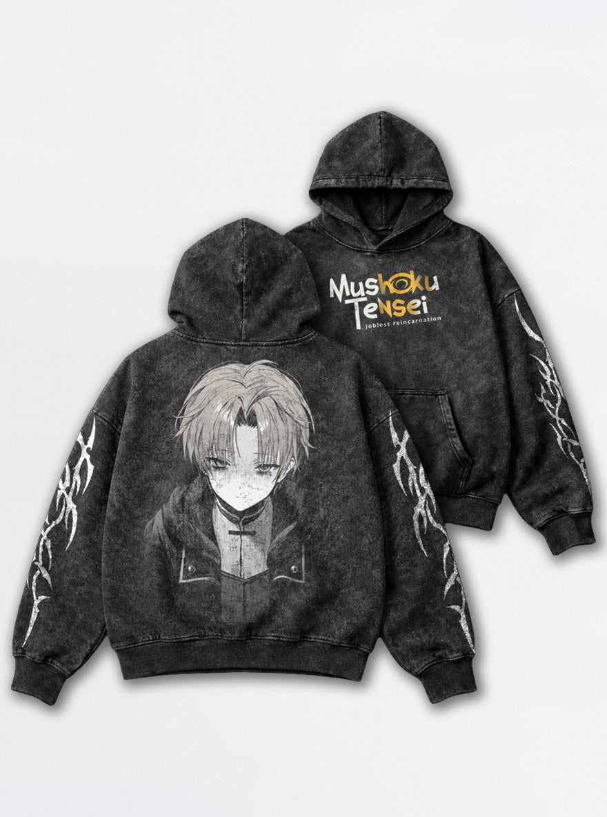 Verdant Hood – Hoodie – mockup | Mushoku Tensei