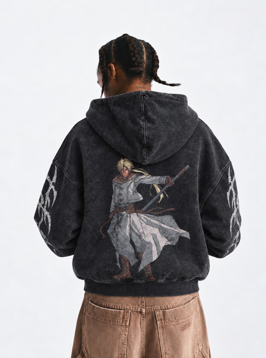 Wandering Sage – Hoodie – model shot | Mushoku Tensei