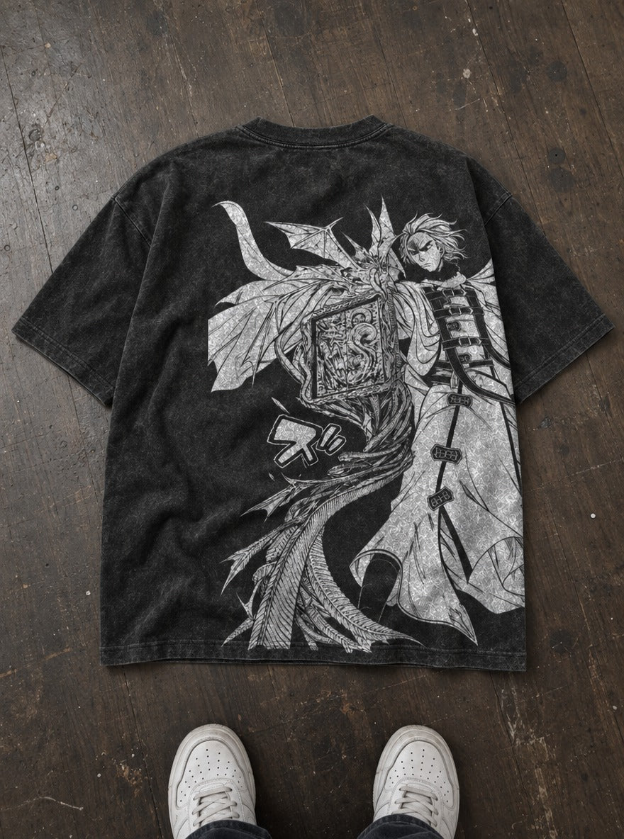 Winged Tome – T-Shirt – flat-lay | Mushoku Tensei