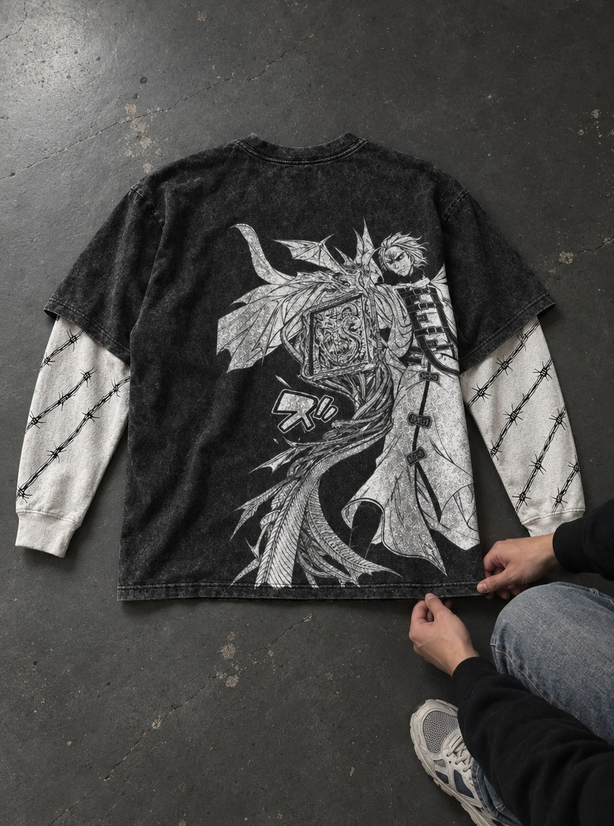 Winged Tome – Double Sleeves – flat-lay | Mushoku Tensei