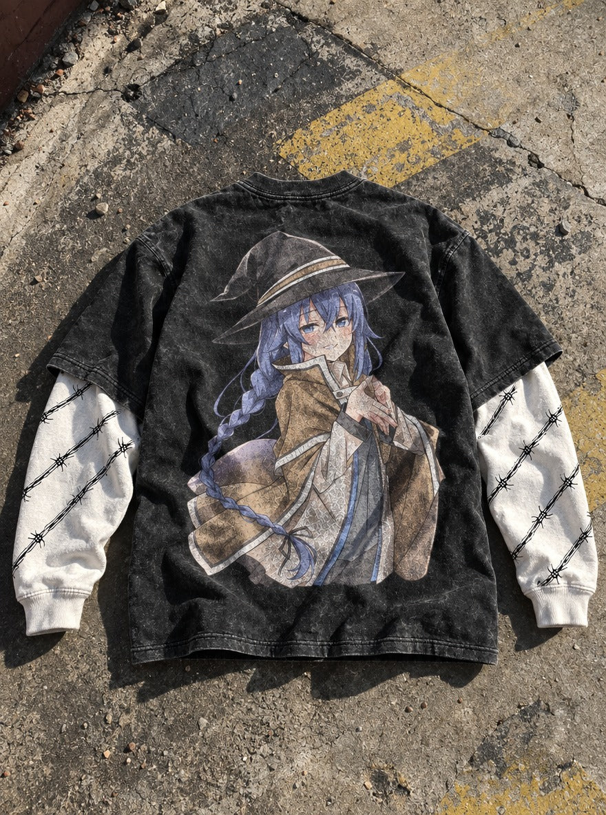 Witch's Grin – Double Sleeves – flat-lay | Mushoku Tensei