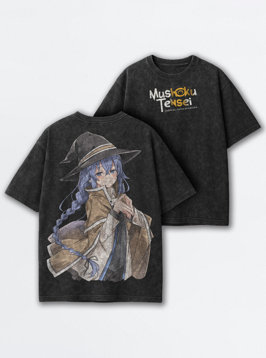 Witch's Grin – T-Shirt – mockup | Mushoku Tensei