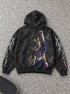 All Might Victory – Hoodie – flat-lay | My Hero Academia