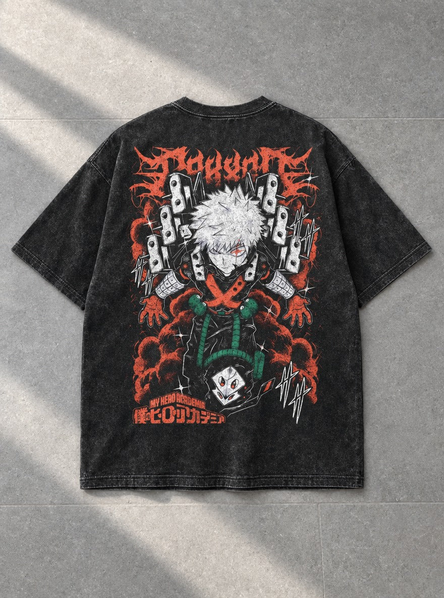 Bakugo Rampage – T-Shirt – flat-lay | My Hero Academia