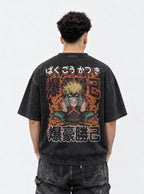 Bakugo Inferno – T-Shirt – model shot | My Hero Academia