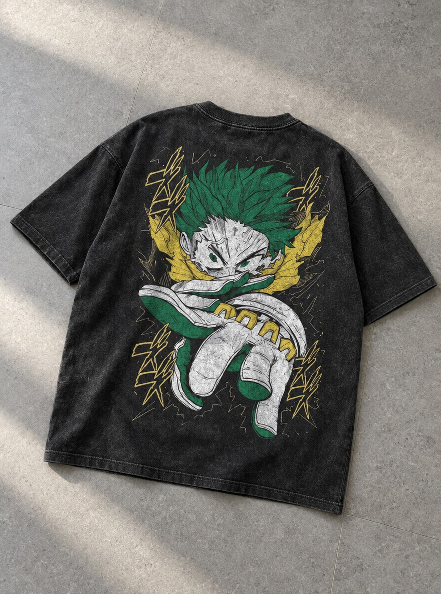 Deku Shoot Style – T-Shirt – flat-lay | My Hero Academia