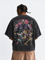 Deku vs Bakugo – T-Shirt – model shot | My Hero Academia