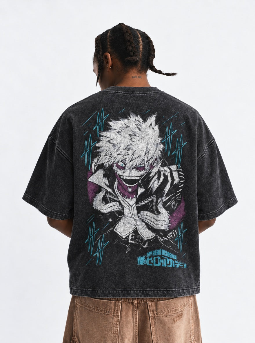 Dabi Grin – T-Shirt – model shot | My Hero Academia
