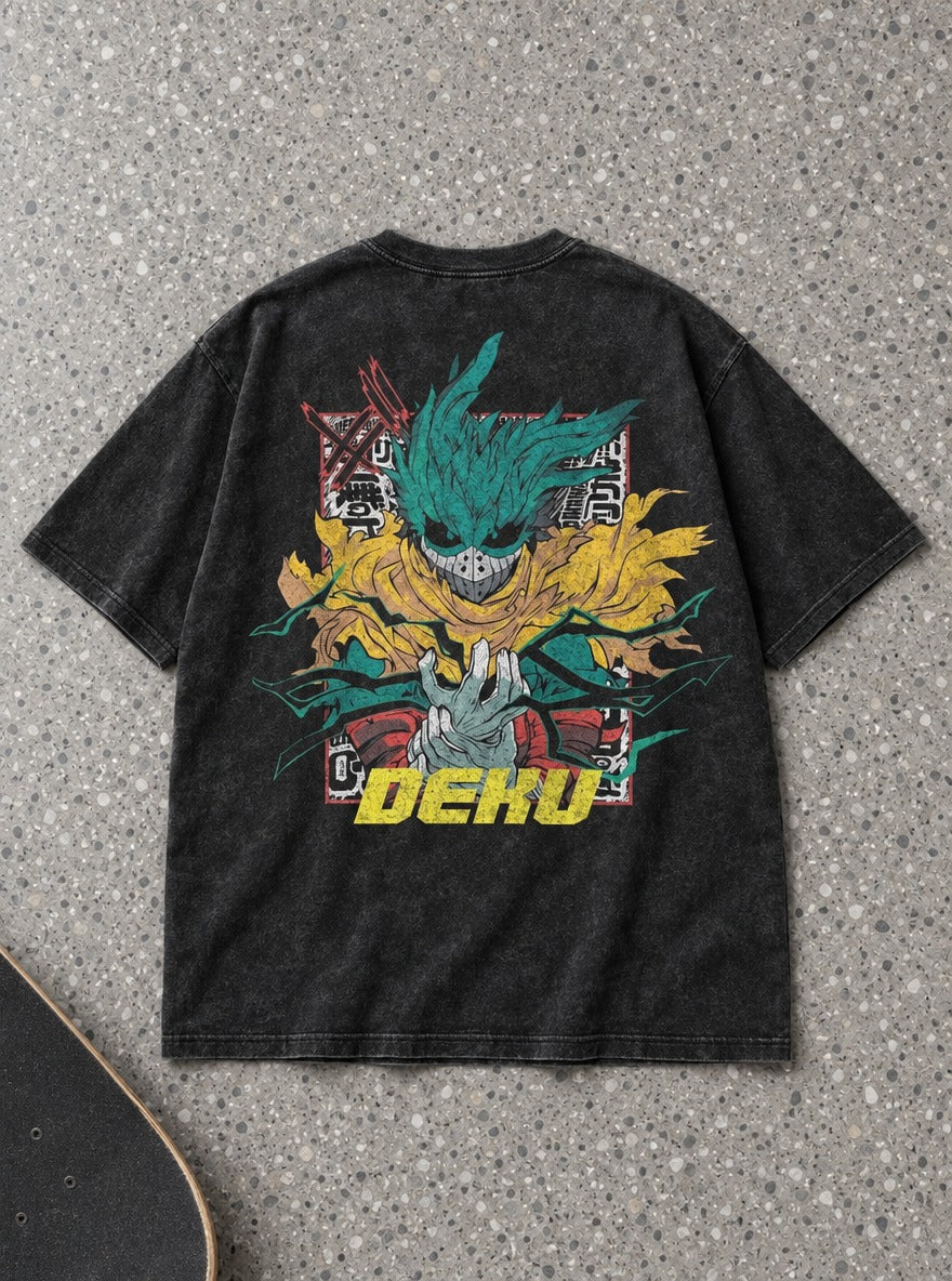 Vigilante Deku – T-Shirt – flat-lay | My Hero Academia