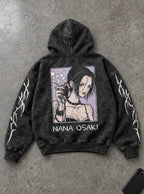 Gothic Mic – Hoodie – flat-lay | Nana