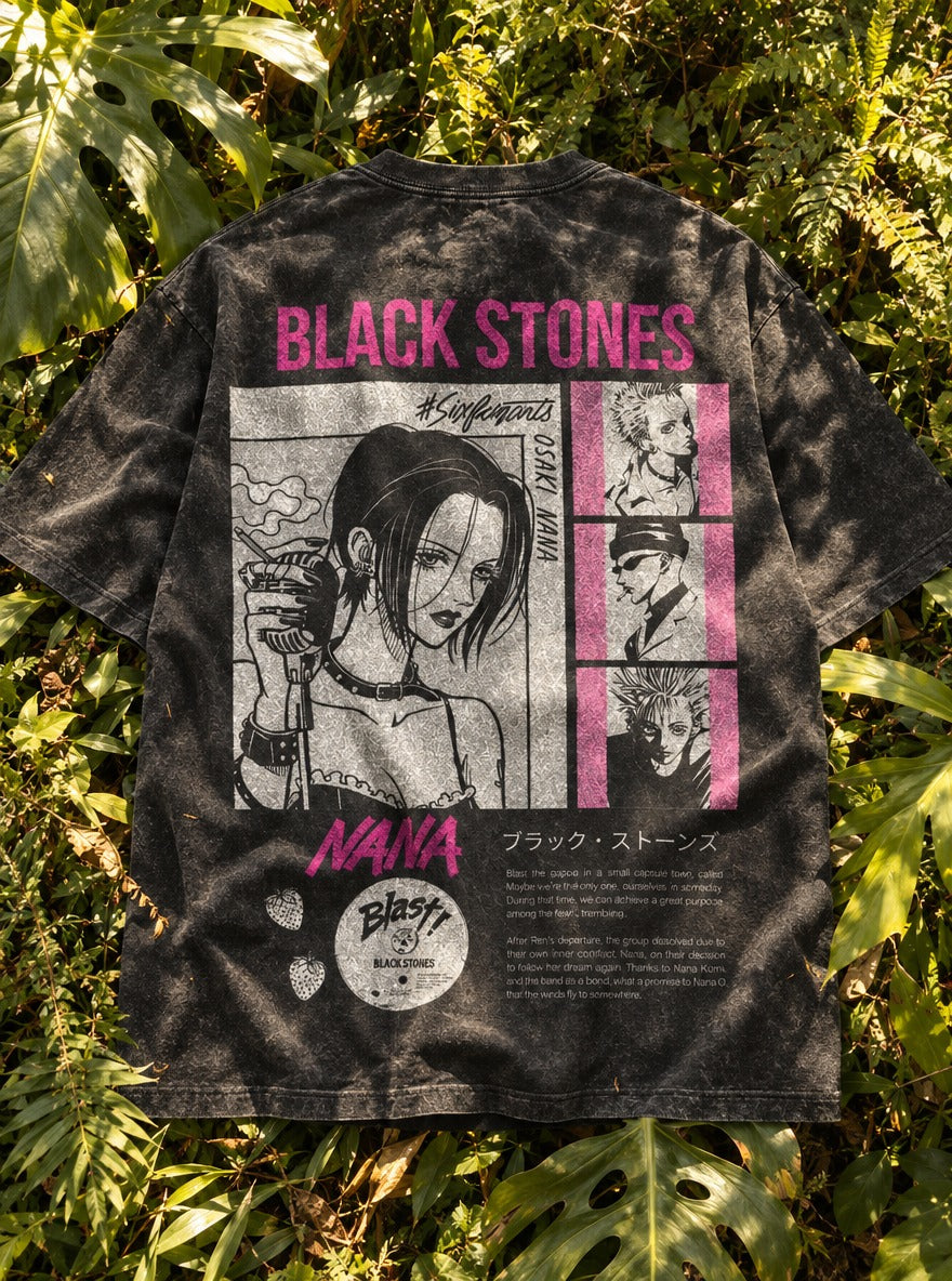 Magenta Frames – T-Shirt – flat-lay | Nana