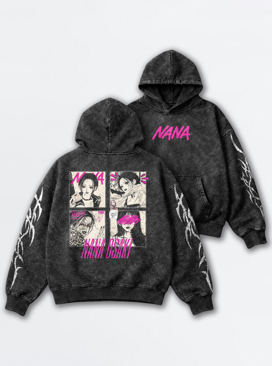 Panel Glitch – Hoodie – mockup | Nana