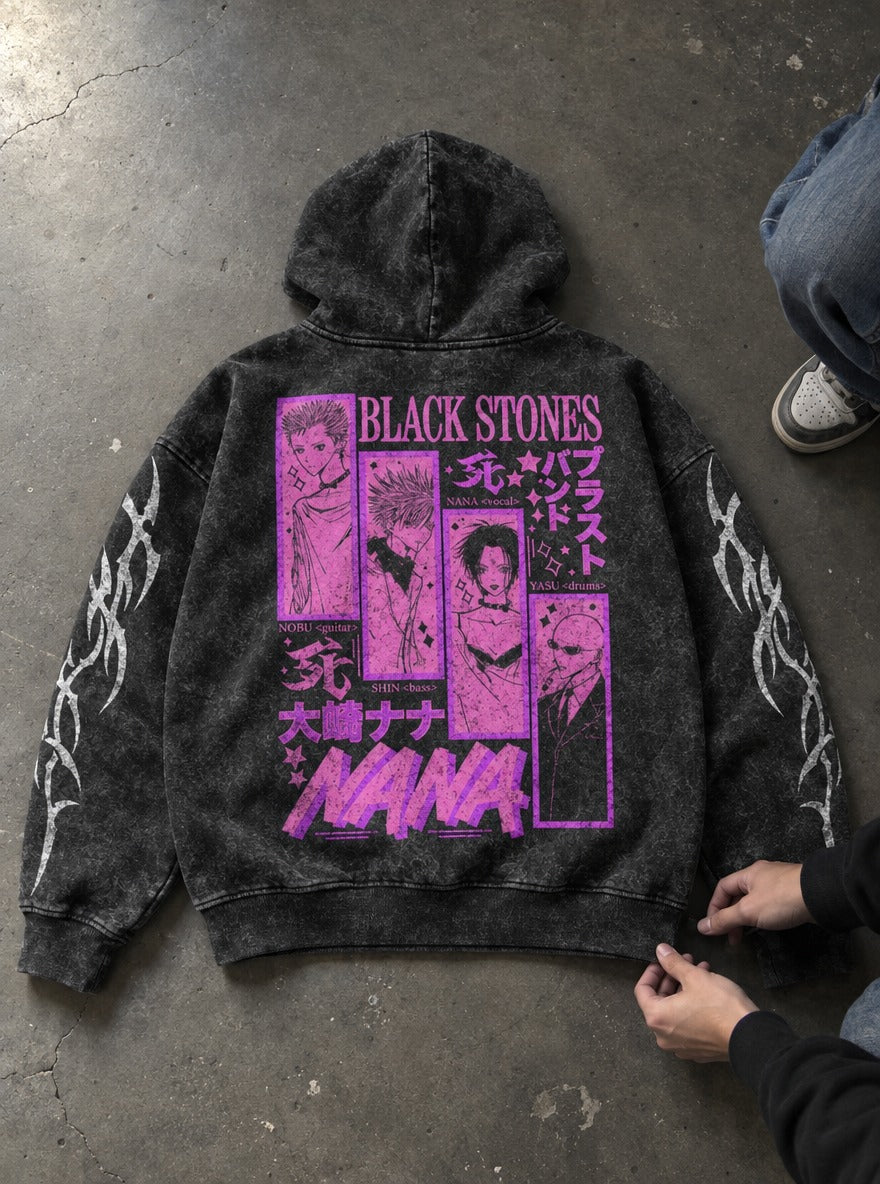 Panel Parade – Hoodie – flat-lay | Nana