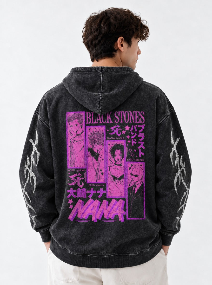 Panel Parade – Hoodie – model shot | Nana