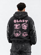 Pink Chibi – Hoodie – model shot | Nana