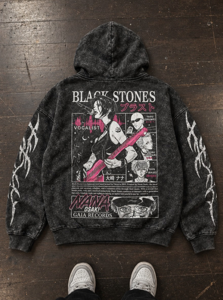 Pink Frontwoman – Hoodie – flat-lay | Nana