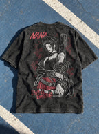 Plaid Rebel – T-Shirt – flat-lay | Nana