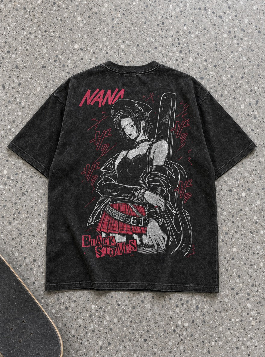 Plaid Rebel – T-Shirt – flat-lay | Nana