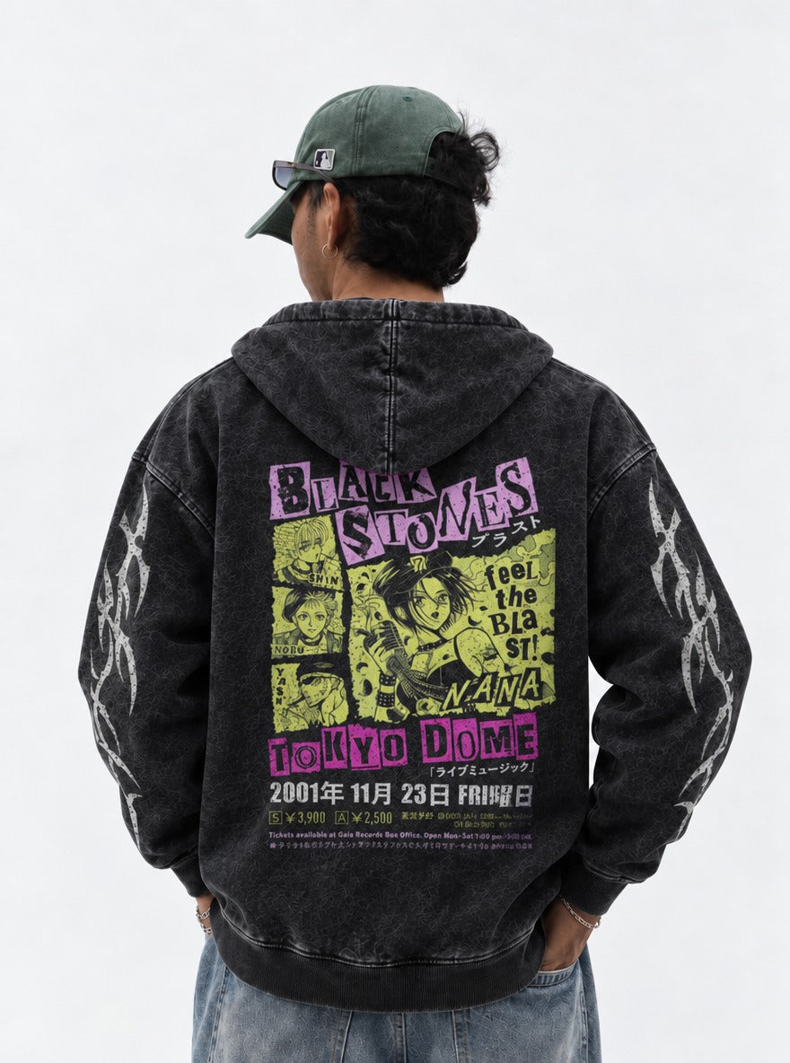 Punk Poster – Hoodie – model shot | Nana