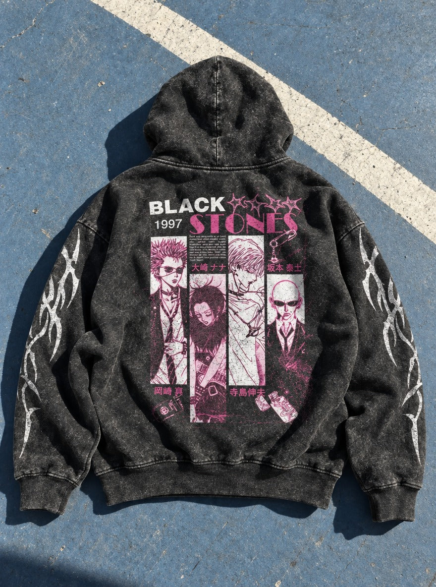 Stone Quartet – Hoodie – flat-lay | Nana